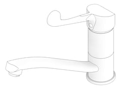 3D Documentation Image of Mixer Sink GalvinEngineering CliniLever Hospital Accessible