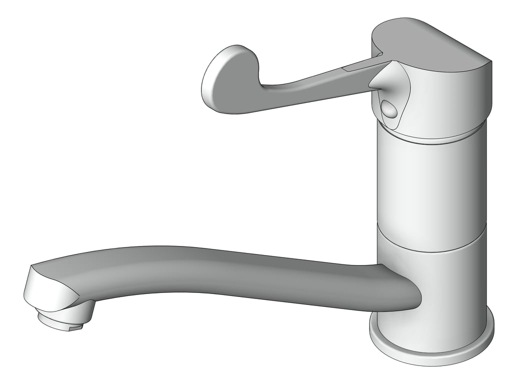 Navigate to Mixer Sink GalvinEngineering CliniLever Hospital Accessible