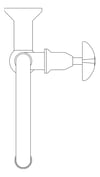 Plan Image of Mixer Wall GalvinEngineering GalvinLab Laboratory LeadSafe Fixed LeverHandle