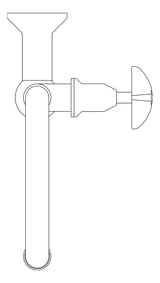 Plan Image of Mixer Wall GalvinEngineering GalvinLab Laboratory LeadSafe Fixed LeverHandle