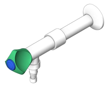 3D Shaded Image of Mixer Wall GalvinEngineering ProLab Laboratory DeionizedUnit