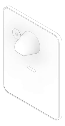 3D Documentation Image of Outlet Wall GalvinEngineering CliniMix LeadSafe LigatureResistant ProximitySensor