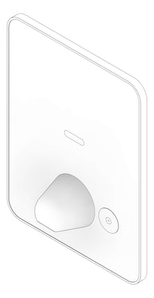 3D Documentation Image of Outlet Wall GalvinEngineering CliniMix LeadSafe LigatureResistant WaveOnOff