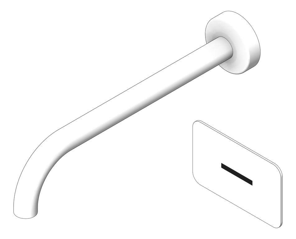 Image of Spout Wall GalvinEngineering CliniLever Flowmatic Sensor StainlessSteel