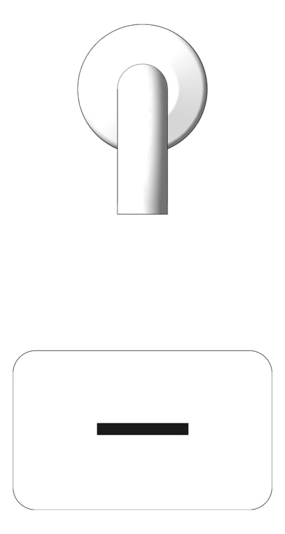 Front Image of Spout Wall GalvinEngineering CliniLever Flowmatic Sensor StainlessSteel