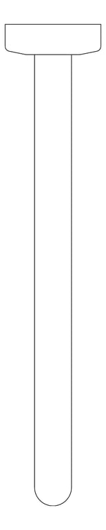 Plan Image of Spout Wall GalvinEngineering CliniLever Flowmatic Sensor StainlessSteel