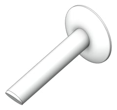 3D Shaded Image of Spout Wall GalvinEngineering GalvinCare Fixed Angled 130mm