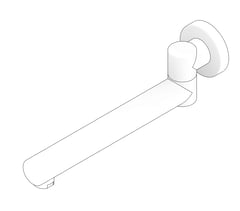 3D Documentation Image of Spout Wall Galvin GalvinAssist LeadSafe Underslung Swivel