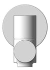 Front Image of Spout Wall Galvin GalvinAssist LeadSafe Underslung Swivel