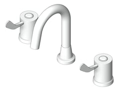 3D Shaded Image of TapSet Basin GalvinEngineering CliniLever Hospital 80mmLever