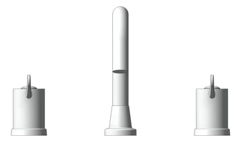 Front Image of TapSet Basin GalvinEngineering CliniLever Hospital 80mmLever