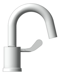 Left Image of TapSet Basin GalvinEngineering CliniLever Hospital 80mmLever