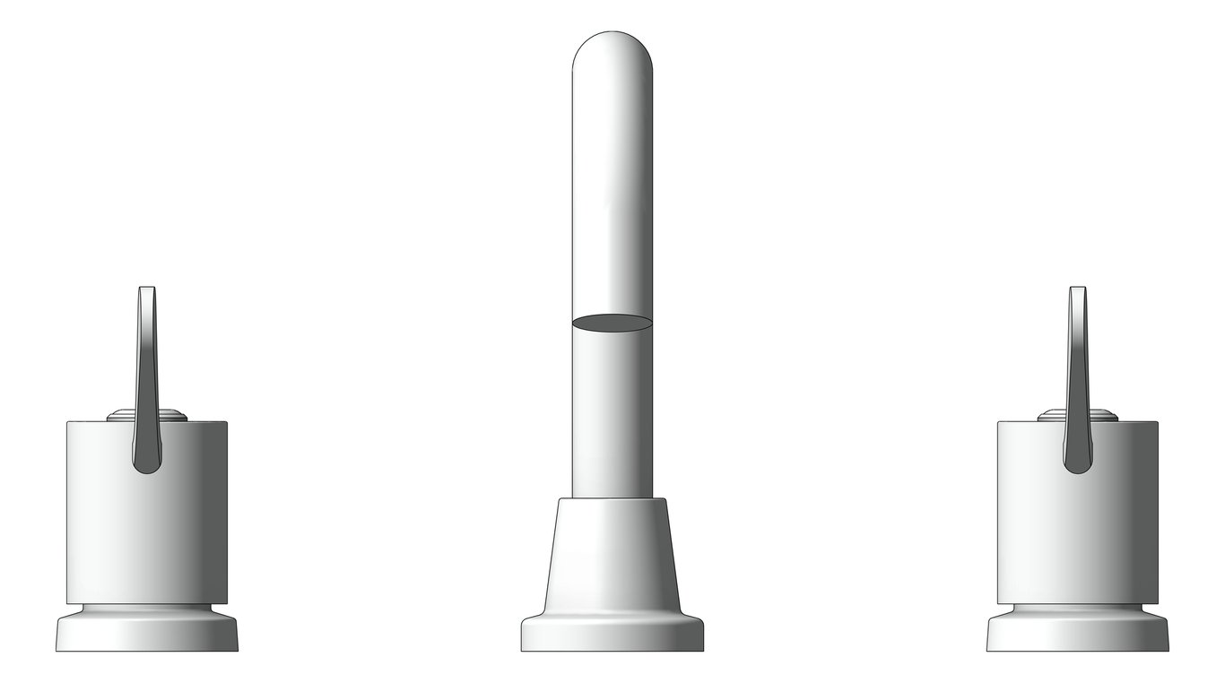 Front Image of TapSet Basin GalvinEngineering CliniLever Hospital Fixed