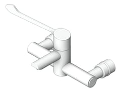 3D Shaded Image of TapSet Basin GalvinEngineering CliniMix LeadSafe Wall ThermostaticProgressive