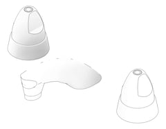 3D Documentation Image of TapSet Basin GalvinEngineering GalvinCare Hob