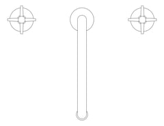 Plan Image of TapSet Basin GalvinEngineering VandalResistant Aerator Gooseneck