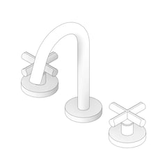 3D Documentation Image of TapSet Basin Galvin GalvinAssist LeadSafe Cross ThreeFourthTurn