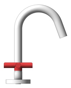 Left Image of TapSet Basin Galvin GalvinAssist LeadSafe Cross ThreeFourthTurn
