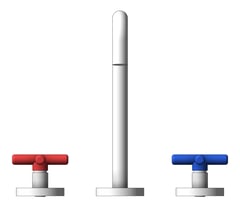 Front Image of TapSet Sink Galvin GalvinAssist LeadSafe Cross Swivel