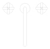 Plan Image of TapSet Sink Galvin GalvinAssist LeadSafe Cross Swivel