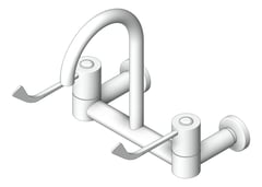 3D Shaded Image of TapSet Wall GalvinEngineering CliniLever Hospital Type51