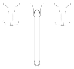 Plan Image of TapSet Wall GalvinEngineering LeadSafe Sink VandalResistant