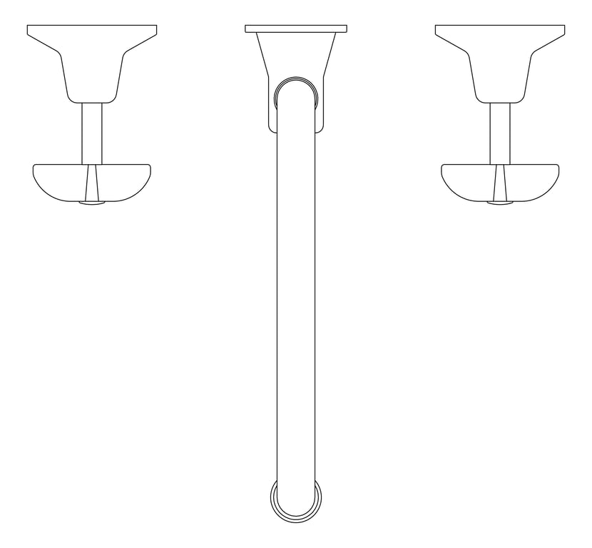 Plan Image of TapSet Wall GalvinEngineering LeadSafe Sink VandalResistant
