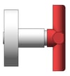 Left Image of Tap Wall Galvin GalvinAssist LeadSafe Cross ThreeFourthTurn