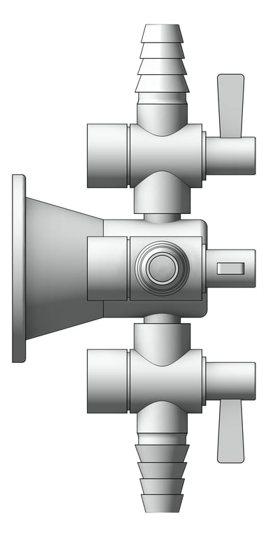 Left Image of Turret Laboratory GalvinEngineering GalvinLab Gas Straight