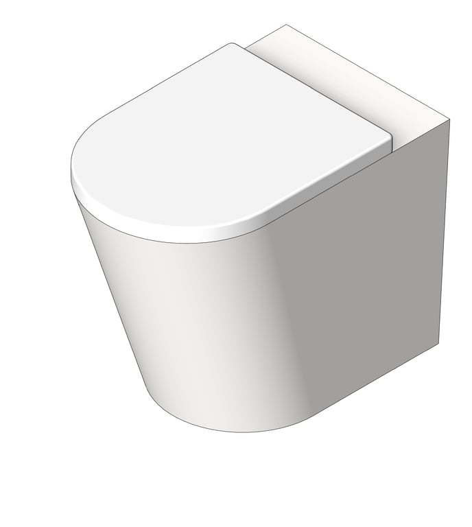 ToiletPan WallFaced Galvin GalvinAssist Ambulant Rimless