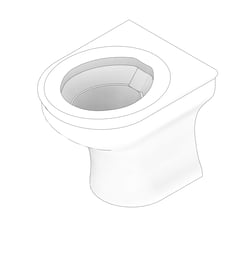 3D Documentation Image of ToiletPan WallFaced Galvin Wallgate LigatureResistant