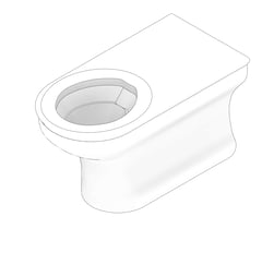3D Documentation Image of ToiletPan WallFaced Galvin Wallgate LigatureResistant Accessible Coved