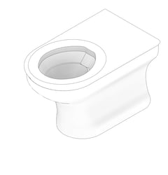 3D Documentation Image of ToiletPan WallFaced Galvin Wallgate LigatureResistant Coved