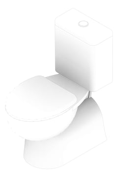 3D Documentation Image of ToiletSuite CloseCoupled GalvinEngineering GalvinAssist