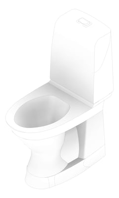3D Documentation Image of ToiletSuite Freestanding GalvinEngineering IfoSpira Rimfree