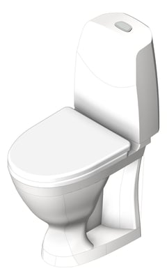 3D Shaded Image of ToiletSuite WallFaced GalvinEngineering IfoSign