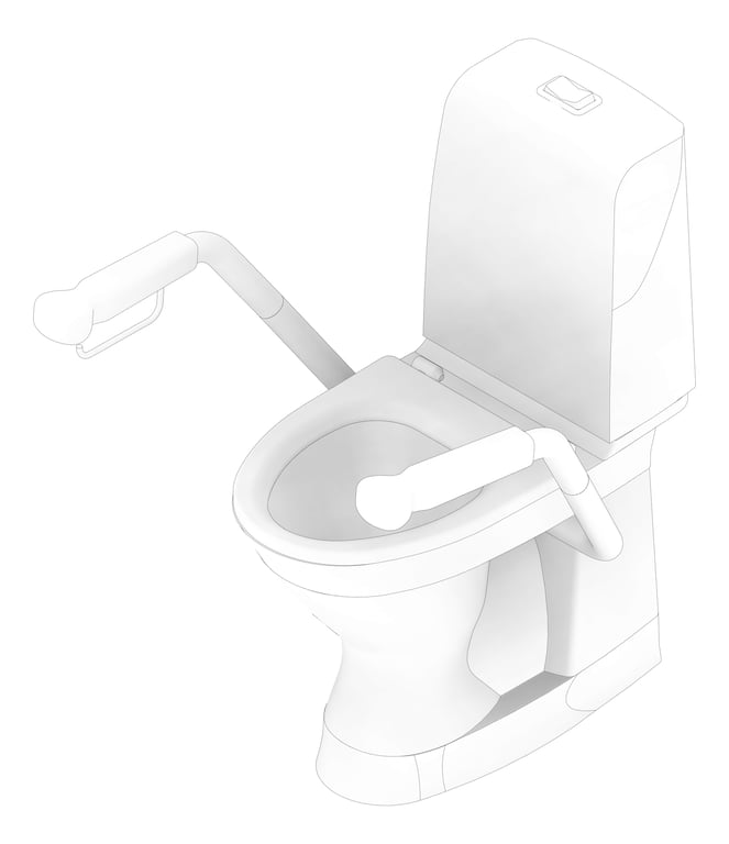 3D Documentation Image of ToiletSuite WallFaced GalvinEngineering IfoSpira PressalitSeat