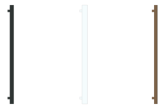 Left Image of Batten Railing GlassOutlet
