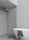 Frameless Matte White Image of Screen Shower GlassOutlet Frameless