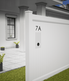 POSTA Hamptons Style Image of Letterbox Slat GlassOutlet Posta