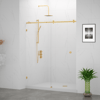 STAL Brushed Gold Image of Screen Shower GlassOutlet STAL