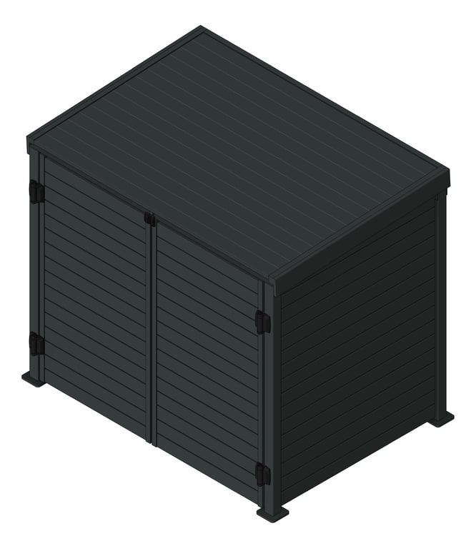 Image of Enclosure HorizontalSlat GlassOutlet QuickScreen 65