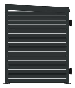 Left Image of Enclosure HorizontalSlat GlassOutlet QuickScreen 65