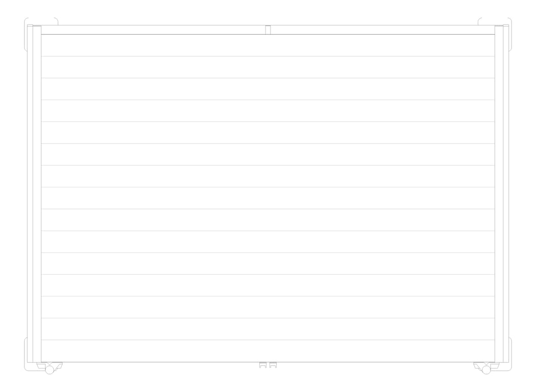 Plan Image of Enclosure HorizontalSlat GlassOutlet QuickScreen 65