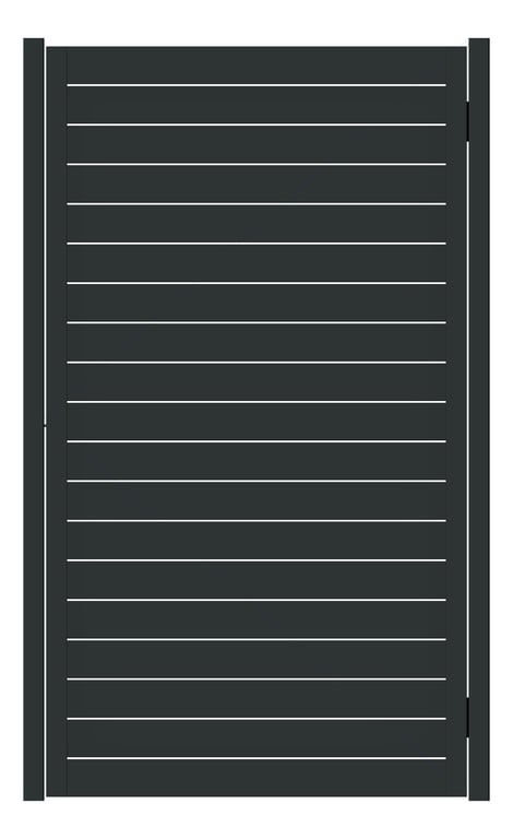 Front Image of Gate HorizontalSlat GlassOutlet QuickScreen 90