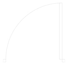 Plan Image of Gate VerticalSlat GlassOutlet QuickScreen 65