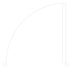 Plan Image of Gate VerticalSlat GlassOutlet QuickScreen 90