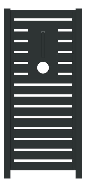 Front Image of Letterbox Slat GlassOutlet Posta