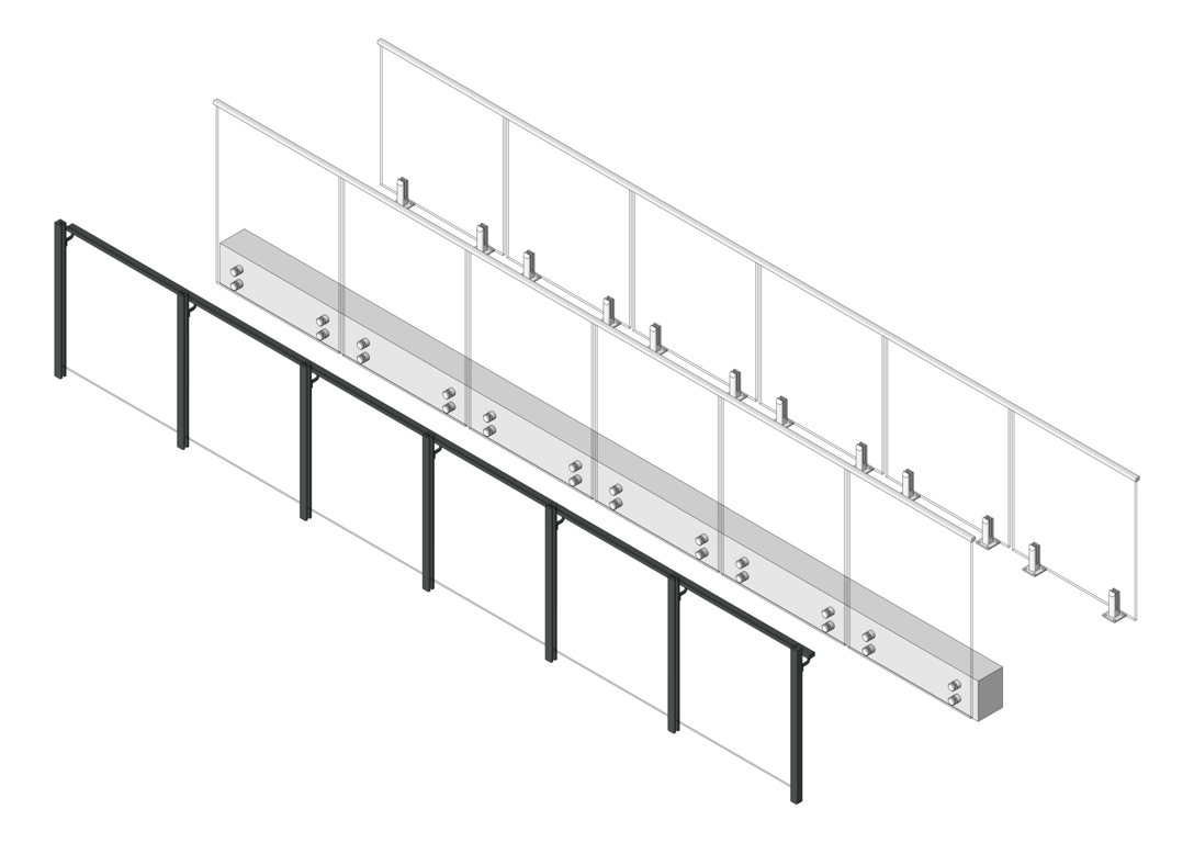 Image of Glass Balustrade Railing GlassOutlet