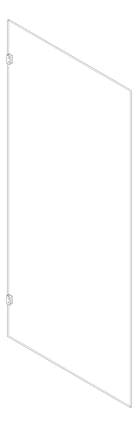 3D Documentation Image of Screen Shower GlassOutlet Frameless